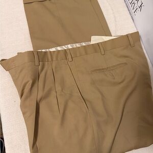 ✨ Brioni Cannes Dress Trousers – Men’s 36R – Camel Tan – Italian Tailoring